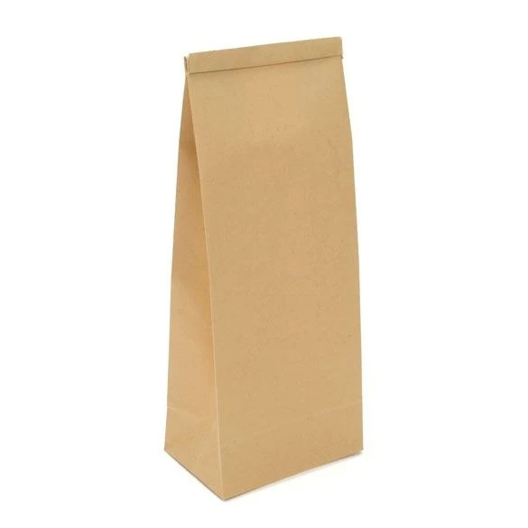 Kraftbeutel Braun wiederverschließbar 8,6x6,4x19,7cm (100 Stück) [TTB1K]