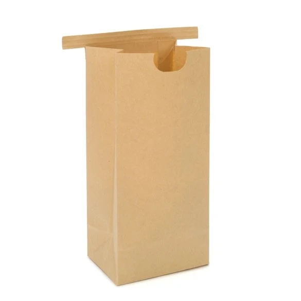 Kraftbeutel Braun wiederverschließbar 8,6x6,4x19,7cm (100 Stück) [TTB1K]