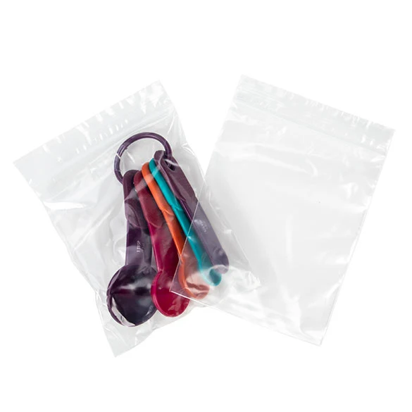 Druckverschlussbeutel Transparent 12.5x15cm PE 50 Mikron (100 Stück) [2PE56]