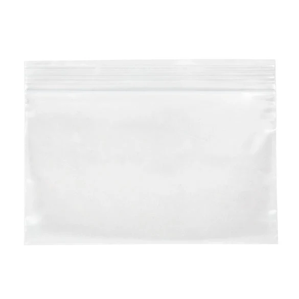 Druckverschlussbeutel Transparent 12.5x7.5cm PE 50 Mikron (100 Stück) [2PE53]