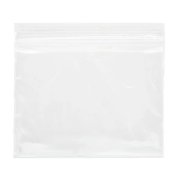 Druckverschlussbeutel Transparent 10x7.5cm PE 50 Mikron (100 Stück) [2PE43]