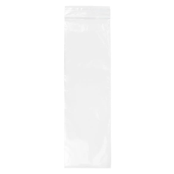 Druckverschlussbeutel Transparent 7.5x25.5cm PE 50 Mikron (100 Stück) [2PE310]
