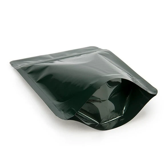 Standbodenbeutel Grün 10.2x6x15.2cm | 57 Gramm (100 Stück) [ZBGM2HG]