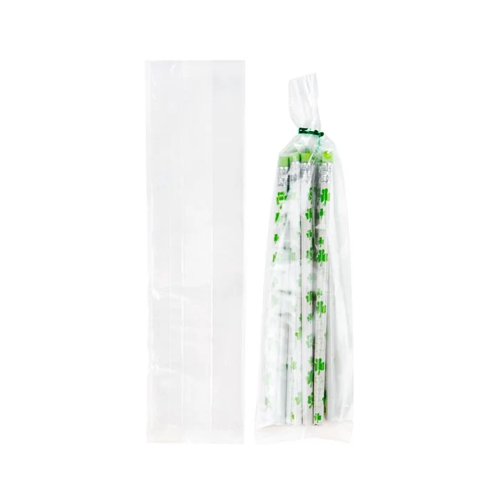 Plastikbeutel 6.7x4.8x26cm mit Seitenfalten (100 Stück) [FDAGB11]