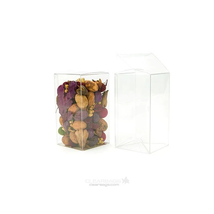 Klarsichtschachteln 8.9x8.9x16.5cm mit Automatikboden (25 Stück) [FPLB255]