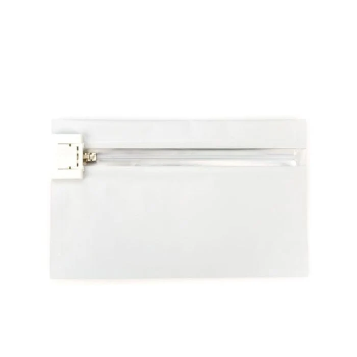 Kunststoffbeutel Weiß 20,3x6,2x15,2cm mit Kindersicherer Verschluss (10 Stück) [CRZ68W]