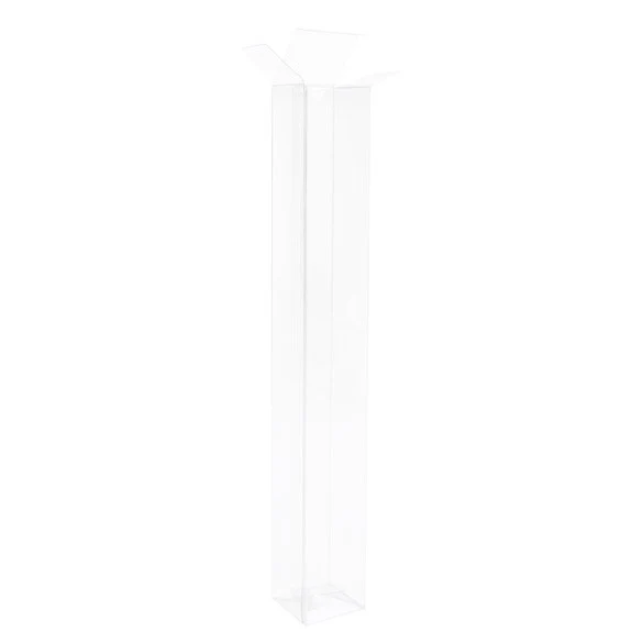Klarsichtschachteln 4.1x4.1x31.1cm mit Automatikboden (25 Stück) [PLB332]
