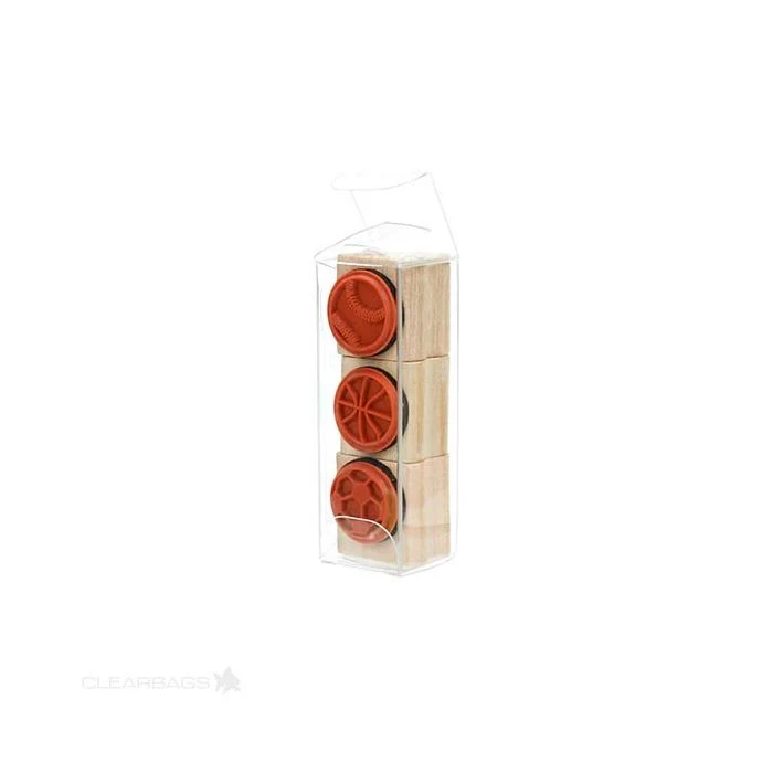 Klarsichtschachteln 2.5x2.5x7.6cm Transparent (25 Stück) [FPB135]