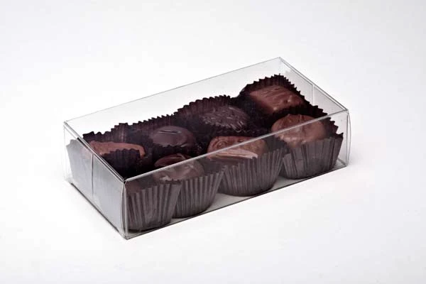 Klarsichtschachteln für 8 Pralinen 7x3.7x14cm (25 Stück) [FPB230]