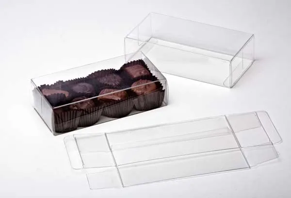 Klarsichtschachteln für 8 Pralinen 7x3.7x14cm (25 Stück) [FPB230]