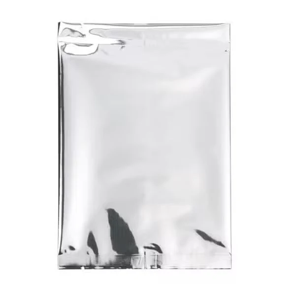Kunststoffbeutel Silber 12,7x17,8cm Metallisiert und Verschweißbar (100 Stück) [SVP57S]