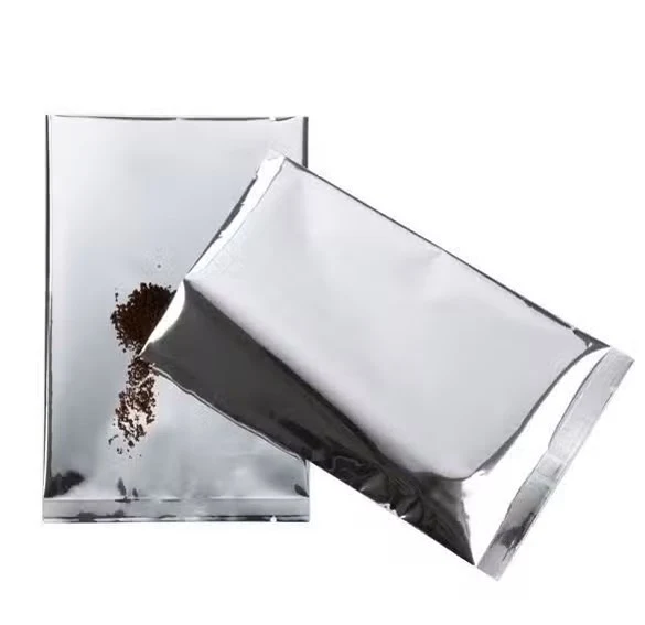 Kunststoffbeutel Silber 10.2x15.2cm Metallisiert und Verschweißbar (100 Stück) [SVP46S]