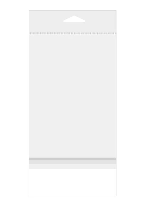 Headerbeutel Transparent 16.5x24.1cm mit Schutzverschluss (100 Stück) [HB6H9HPC]