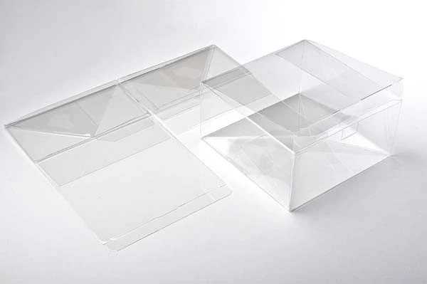 Klarsichtschachteln 14.3x14.3x5.1cm mit Automatikboden (25 Stück) [PLB198]