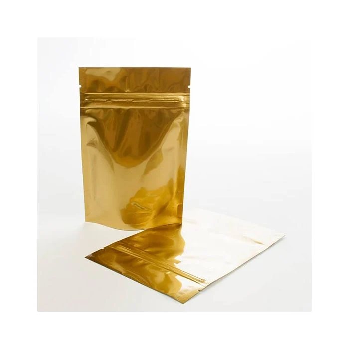Standbodenbeutel Gold 21x9x29cm | 510 Gramm (100 Stück) [ZBGM5G]