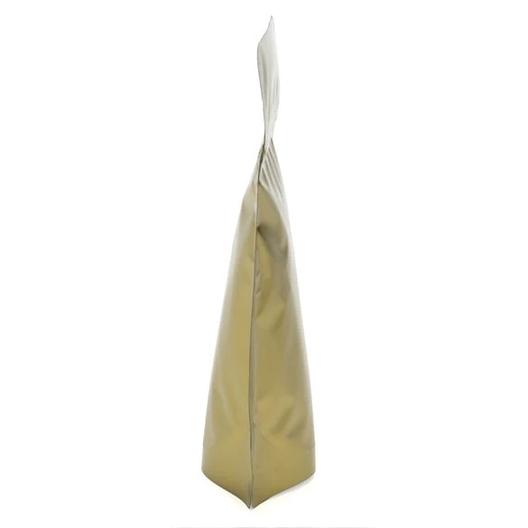 Standbodenbeutel Gold 8x5x13cm | 28 Gramm (100 Stück) [ZBGM1G]