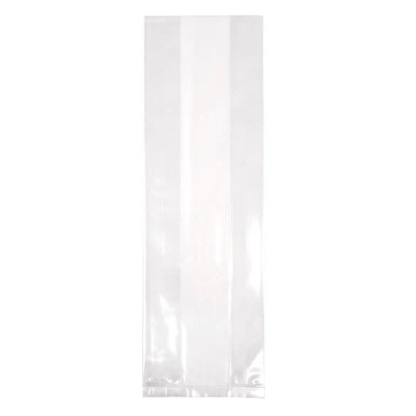 Polybeutel 10.2x5.4x30.5cm mit Seitenfalten (100 Stück) [GB15]