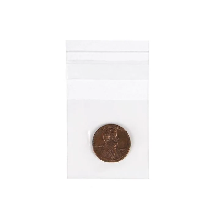Klappenbeutel 4,1x3,8cm Hochtransparent (100 Stück) [B1X1]