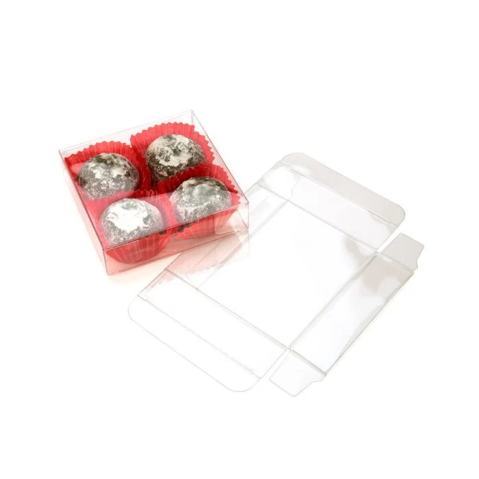 Klarsichtschachteln 9.2x2.5x9cm Transparent (25 Stück) [FPB235]