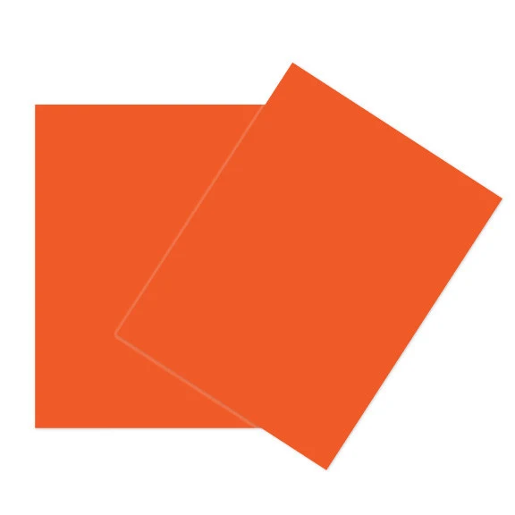 Pappkarton für Grußkarten Orange 21.6x27.9cm (50 Stück) [PC409]