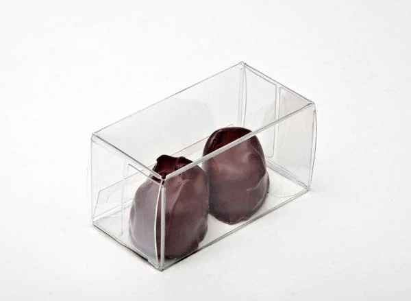 Klarsichtschachteln für Pralinen 3.5x3.7x7cm Transparent (25 Stück) [FPB226]
