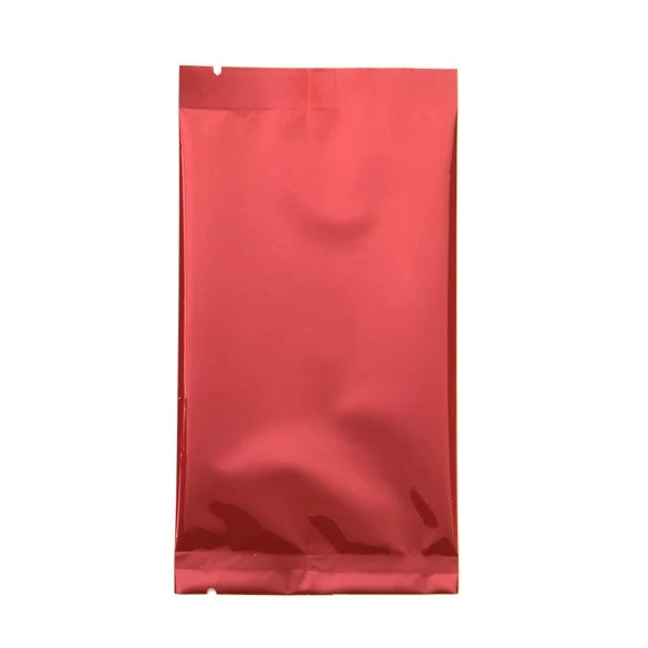 Kunststoffbeutel Rot 7.5x14cm Metallisiert und Verschweißbar (100 Stück) [SVP35HR]
