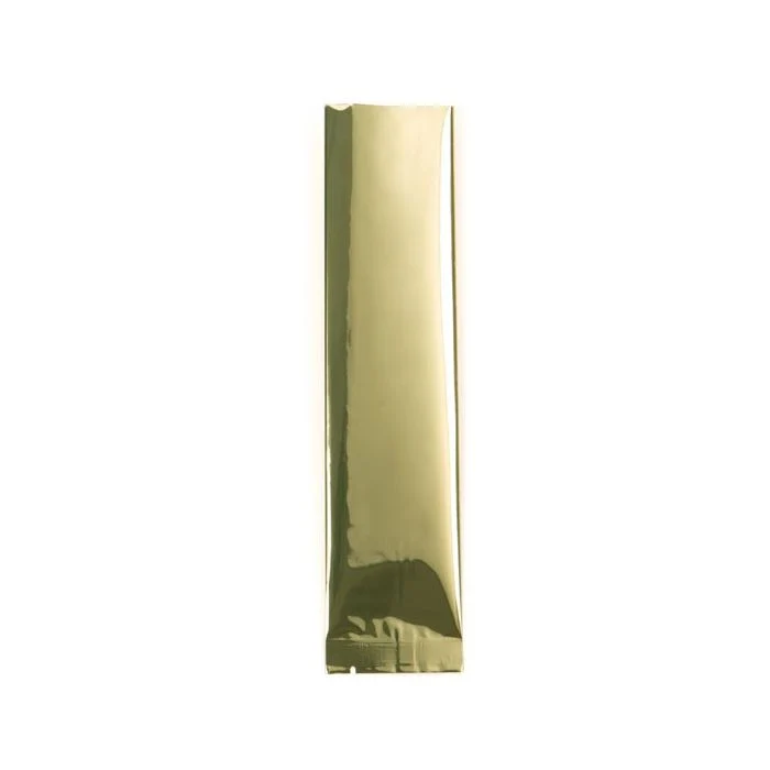 Kunststoffbeutel Gold 5x20.3cm Premium und Verschweißbar (100 Stück) [SVP28G]