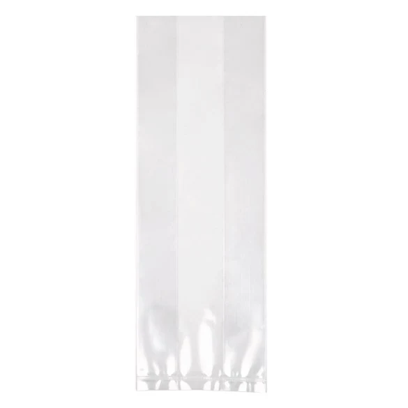 Polybeutel 7,6x5,1x22,9cm mit Seitenfalten (100 Stück) [GB11]