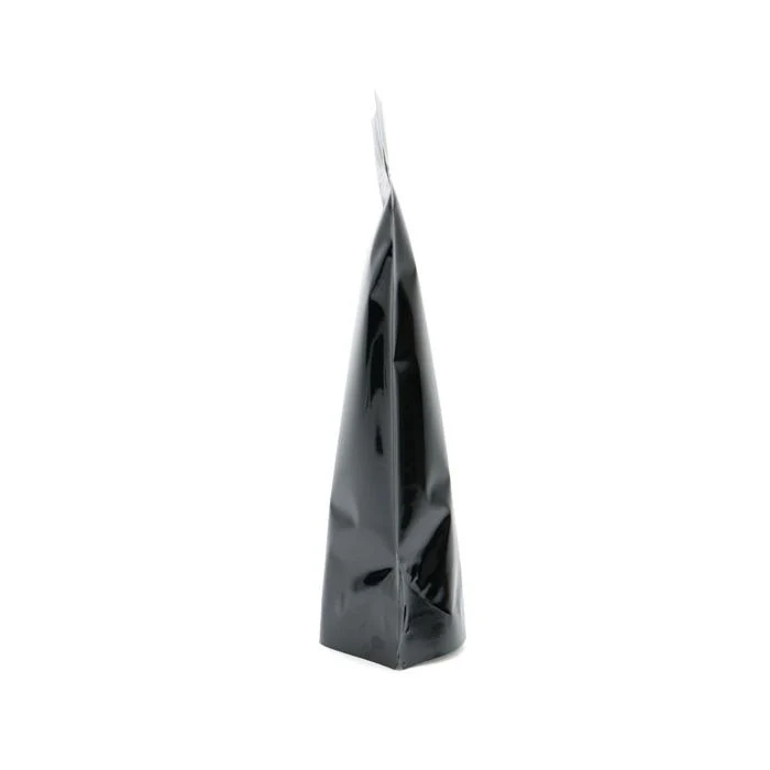 Standbodenbeutel Schwarz 14.9x8.9x23.2cm | 310 Gramm (100 Stück) [ZBGM7B]