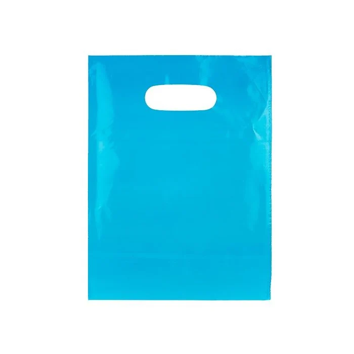 Polytragetaschen Blau 30.5x38.1cm PE 60 Mikron (100 Stück) [H1215BL1]