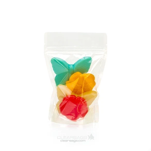Standbodenbeutel Transparent 10.2x6x15.2cm | 57 Gramm (100 Stück) [ZBG2]