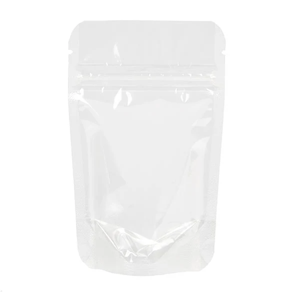 Standbodenbeutel Transparent 8x5x13cm | 28 Gramm (100 Stück) [ZBG1]