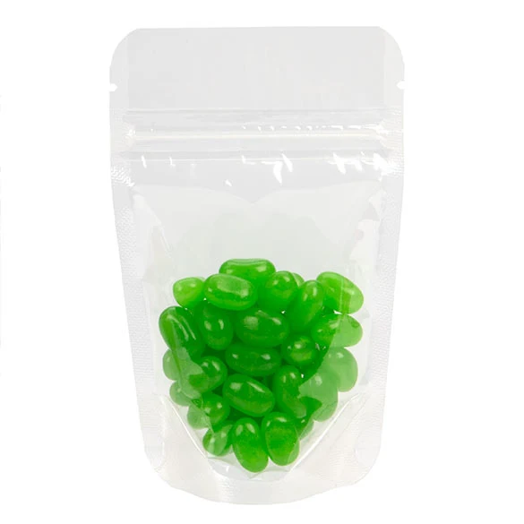 Standbodenbeutel Transparent 8x5x13cm | 28 Gramm (100 Stück) [ZBG1]
