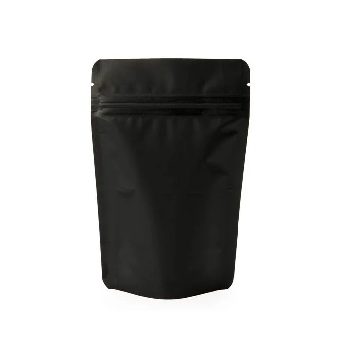 Standbodenbeutel Mattschwarz 17x9x28.5cm | 340 Gramm (100 Stück) [ZBGM4MB]