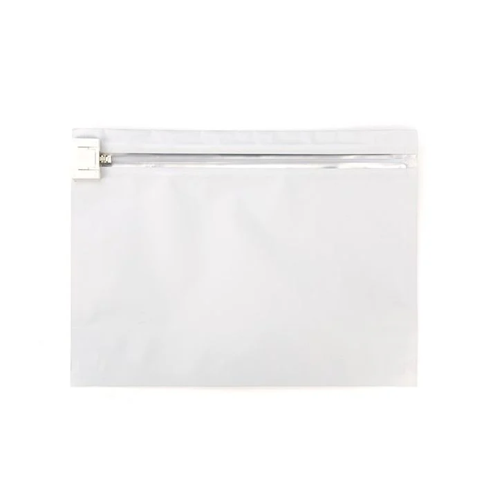 Plastikbeutel Mattweiß 30.5x10.2x22.9cm mit kindsicherem Verschluss (10 Stück) [CRZ912W]