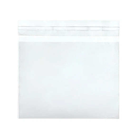 Klappenbeutel 15x11,4cm Hochtransparent (250 Stück) [VL45]