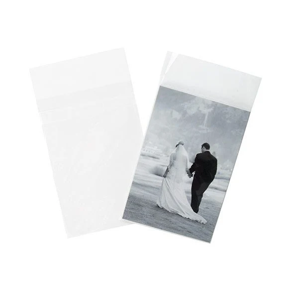 Umweltfreundliche Beutel 10.8x15.6cm Transparent mit Schutzverschluss (100 Stück) [GC4X6PC]