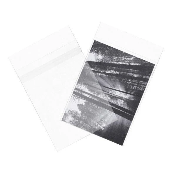 Umweltfreundliche Beutel 13.8x18.4cm Transparent mit Schutzverschluss (100 Stück) [GC75PC]