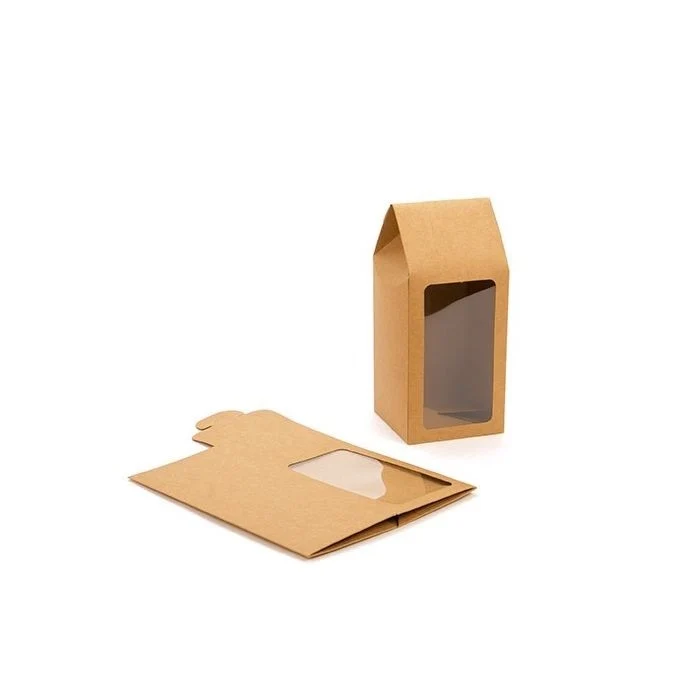 Pappschachteln mit Fenster 8.9x8.9x21.6cm (25 Stück) [FS321]