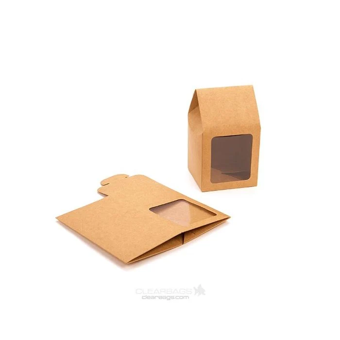 Pappschachteln mit Fenster 8.9x8.9x16.5cm (25 Stück) [FS320]