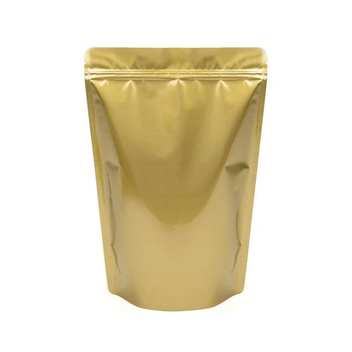 Standbodenbeutel Gold 23x12x34.5cm | 900 Gramm (100 Stück) [ZBGM6G]