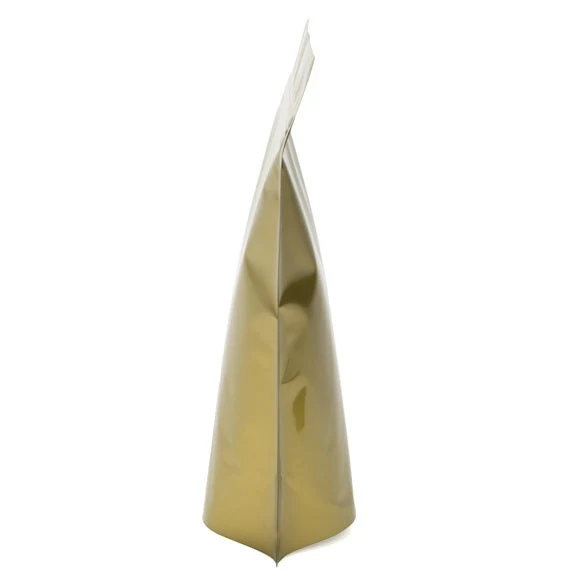 Standbodenbeutel Gold 13x7x20.5cm | 110 Gramm (100 Stück) [ZBGM3G]