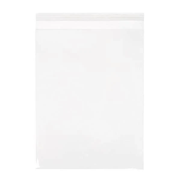 Umweltfreundliche Beutel 24x31.1cm Transparent - Premium (100 Stück) [GC9]