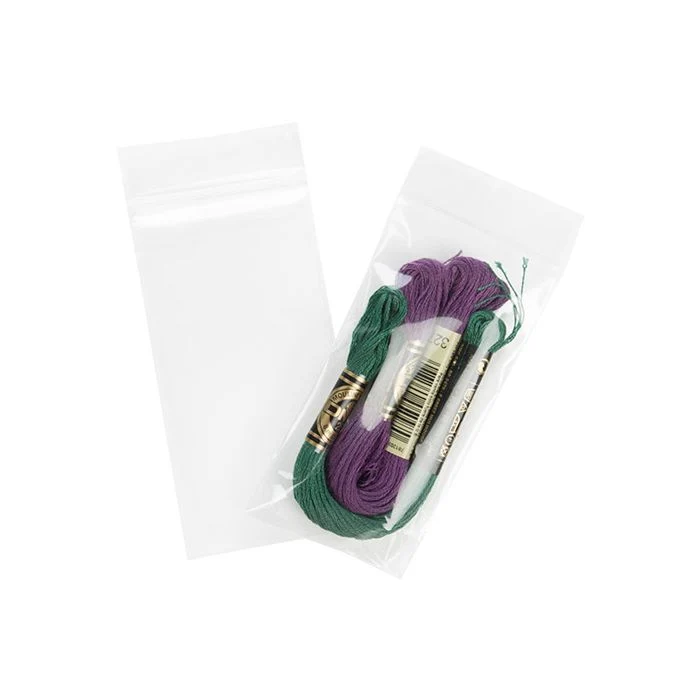Druckverschlussbeutel 5x10cm Transparent PP 50 Mikron (100 Stück) [ZC24]