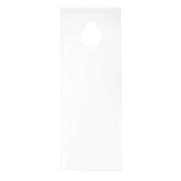 Türknopftaschen Transparent 15.6x31.4cm 30 Mikron (100 Stück) [DK6]