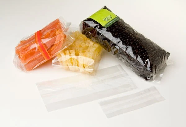 Plastikbeutel 5.1x5.1x21cm mit Seitenfalten schwere Qualität (100 Stück) [HDGB6]
