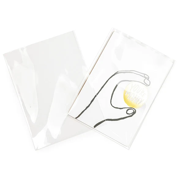 Umweltfreundliche Beutel 9.7x13.2cm Transparent - Premium (100 Stück) [GC3X5NF]