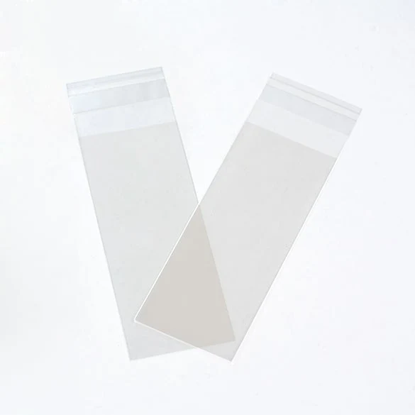 Klappenbeutel 4.8x12.1cm Hochtransparent (100 Stück) [B1X4XL]