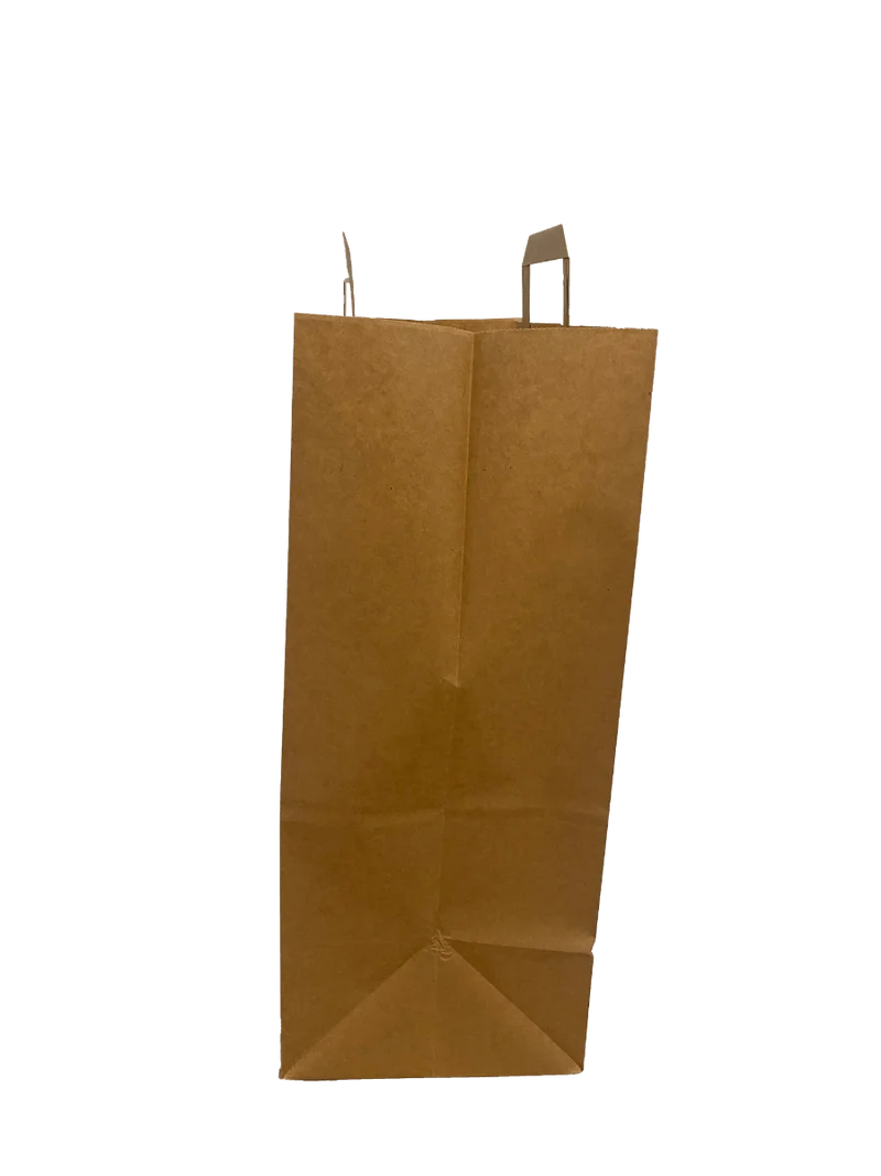 Papiertragetaschen 32x17x41cm Braun Kraft 90g/m² (50 Stück) [PADB9041]