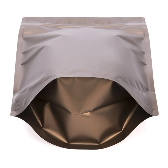 Standbodenbeutel Bronze 23x12x34.5cm | 900 Gramm (100 Stück) [ZBGM6BZ]